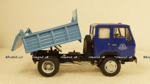 КАЗ-ММЗ-4502 самосвал синий/голубой, Алник43 1:43