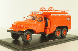 ПМЗ-16В, пожарный автомобиль на шасси Зис-151 1958, красный, SSM1574, SSM 1:43