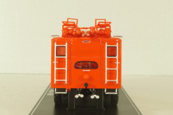 ПМЗ-16В, пожарный автомобиль на шасси Зис-151 1958, красный, SSM1574, SSM 1:43