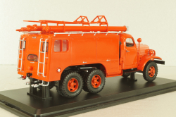 ПМЗ-16В, пожарный автомобиль на шасси Зис-151 1958, красный, SSM1574, SSM 1:43