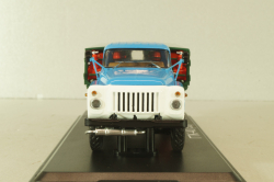 ГТК-40(53) автомобиль для перевозки газовых балонов, на шасси Газ-53 1958, красный, SSM1390, SSM 1:43