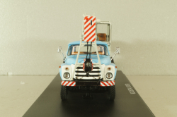 КС-3575А (133ГЯ) Автокран на шасси Зил-133ГЯ 1979, голубой/серый, SSM1609, SSM 1:43