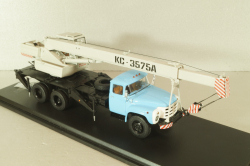 КС-3575А (133ГЯ) Автокран на шасси Зил-133ГЯ 1979, голубой/серый, SSM1609, SSM 1:43
