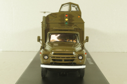 СКП-11(130) Стартовый командный пункт на шасси Зил-130 с прицепом 1962, хаки, военный, SSM7069, SSM 1:43