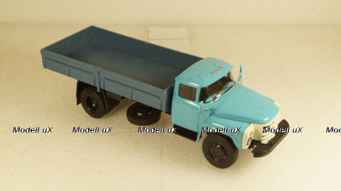 Зил-8Э130Г опытный дизельный голубой, Алник 1:43