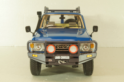Toyota Land Cruiser 60 1981, blue, w/roof rack + (08956XBL), KYO8956XL, Kyosho 1:18