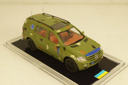 Mercedes GL500 X164 Ukraine Territorial Forces Gun Truck (Kyiv 2022), TruckTyr 1:43