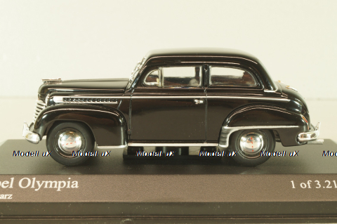 Opel Olympia 1952, black, 430040400, Minichamps 1:43
