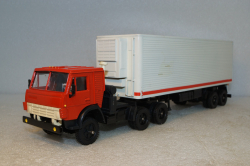 Камаз-5410 с полуприцепом с рефрижератором, Арек 1:43
