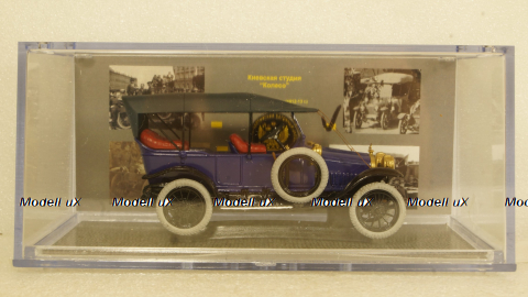 Руссо-Балт К12-20 VIII серии (1913), синий, Студия Колесо 1:43