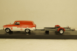Москвич-433 с лафетом для перевозки автомобиля, TruckTyr 1:43