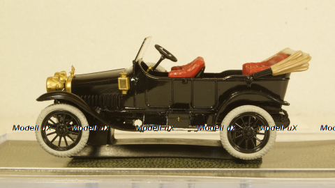 Руссо-Балт К12-20 VIII серии (1913), черный, открытый, Студия Колесо 1:43