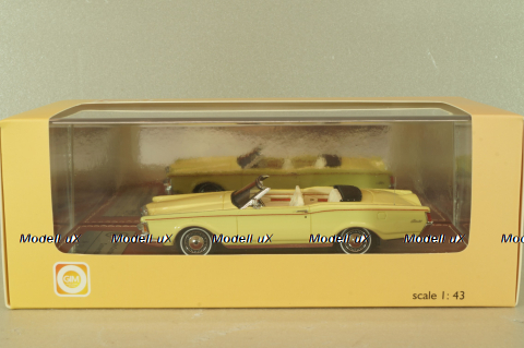 Lincoln Continental Mark III Convertible 1971, yellow, GIM011B, GIM 1:43