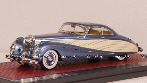DAIMLER DE36 FHC BLUE CLOVER HOOPER 1953, Matrix 1:43
