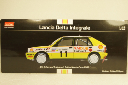 Lancia Delta Integrale Rally Monte Carlo 1989 - St.Nr.11 - D.Cerrato/G.Vasino, SunStar 1:18 