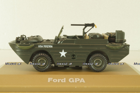 Ford GPA military, green, 6690012, Atlas 1:43