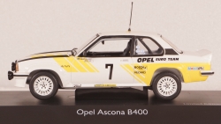 Opel Ascona B400 No.7, Swedish Rally Kullang 1980, Schuco 1:43