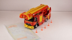 Renault D16 EPC-33 GIMAEX RIFFAUD PRX-B ECHELLE TRUCK SAPEURS POMPIERS, 116643, Eligor 1:43