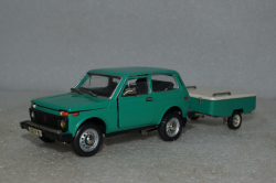 Ваз-2121 Нива А20 с прицепом, Тантал/Радон 1:43