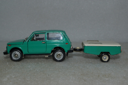 Ваз-2121 Нива А20 с прицепом, Тантал/Радон 1:43