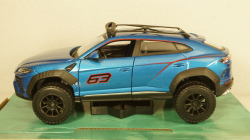 Lamborghini Urus metallic-blue/Decorated No.63, Maisto 1:24