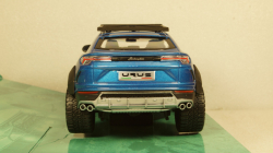 Lamborghini Urus metallic-blue/Decorated No.63, Maisto 1:24
