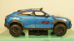 Lamborghini Urus metallic-blue/Decorated No.63, Maisto 1:24