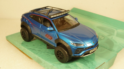 Lamborghini Urus metallic-blue/Decorated No.63, Maisto 1:24