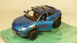 Lamborghini Urus metallic-blue/Decorated No.63, Maisto 1:24