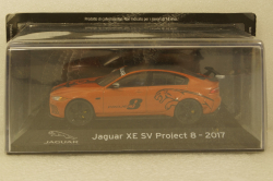 Jaguar XE SV Project 8 2017 orange/black , Altaya 1:43