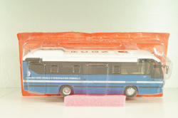 LOHR L96 bus Gendarmerie 1996, blue, Autobus Dal Mondo #76, Hachette 1:43