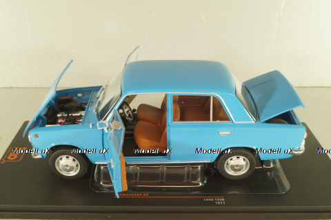 Ваз-2101 Жигули 1970, Lada 1200, голубой, CMC204, IXO 1:18