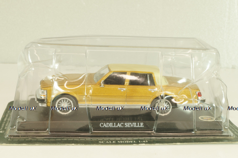 Cadillac Seville Elegante 1975, light brown,DelPrado 1:43