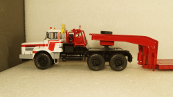 Berliet TB 015 M3 6x4 1960 white/red, low loader semitrailer, TTR024, IXO 1:43 Уценка!