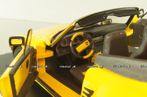 Porsche 930 Turbo Slant Nose Convertible 1987, yellow, 08807, Revell 1:18
