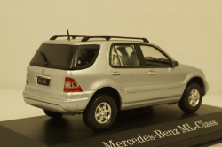 Mercedes ML 320 W163 ML-Klasse 2002, silver, В6 6961928, IXO 1:43