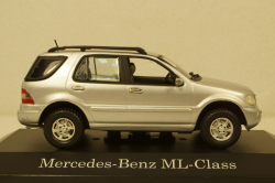 Mercedes ML 320 W163 ML-Klasse 2002, silver, В6 6961928, IXO 1:43