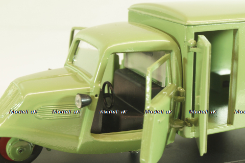 Tempo Castenwagen 1950, matt green, 81033, Schuco 1:43