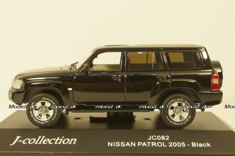 Nissan Patrol Y61 2005, black, JC082, J-collection 1:43