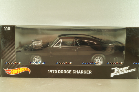 Dodge Charger R/T 1970, black, Fast&Furious, CMC97, Hot Wheels 1:18
