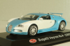 Bugatti Veyron 16.4 2005, blue/white, Altaya 1:43
