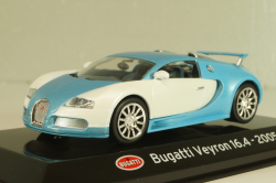 Bugatti Veyron 16.4 2005, blue/white, Altaya 1:43