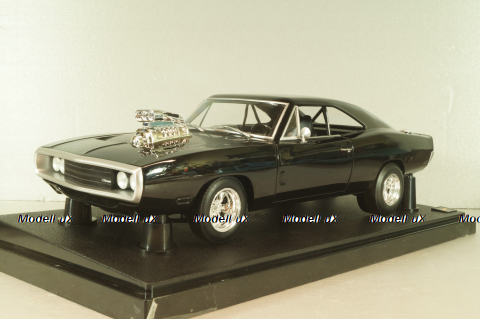 Dodge Charger R/T 1970, black, Fast&Furious, CMC97, Hot Wheels 1:18