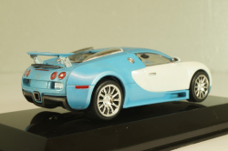 Bugatti Veyron 16.4 2005, blue/white, Altaya 1:43
