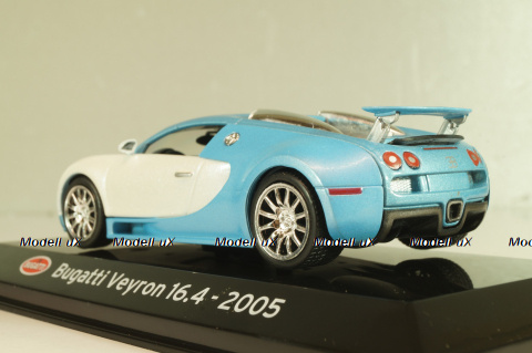 Bugatti Veyron 16.4 2005, blue/white, Altaya 1:43