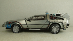 DeLorean DMC-12  Back to the Future II  Time Machine, Hot Wheels Elite 1:18