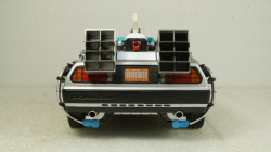 DeLorean DMC-12  Back to the Future II  Time Machine, Hot Wheels Elite 1:18