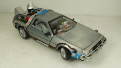 DeLorean DMC-12  Back to the Future II  Time Machine, Hot Wheels Elite 1:18