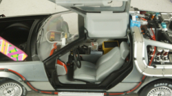 DeLorean DMC-12  Back to the Future II  Time Machine, Hot Wheels Elite 1:18