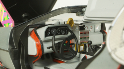 DeLorean DMC-12  Back to the Future II  Time Machine, Hot Wheels Elite 1:18